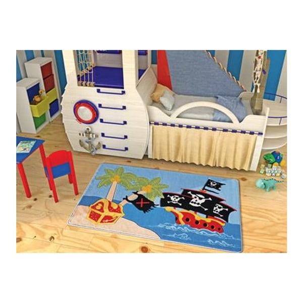 Detský koberec Confetti Pirate Ship, 100 x 160 cm