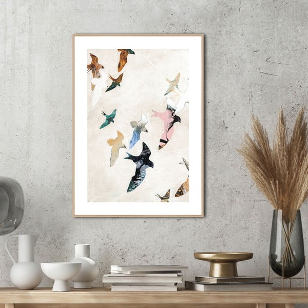 Obraz 30x40 cm Abstract Birds – Malerifabrikken-image-2