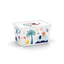 Biely plastový detský úložný box 55x39x31 cm C Box Style – KIS