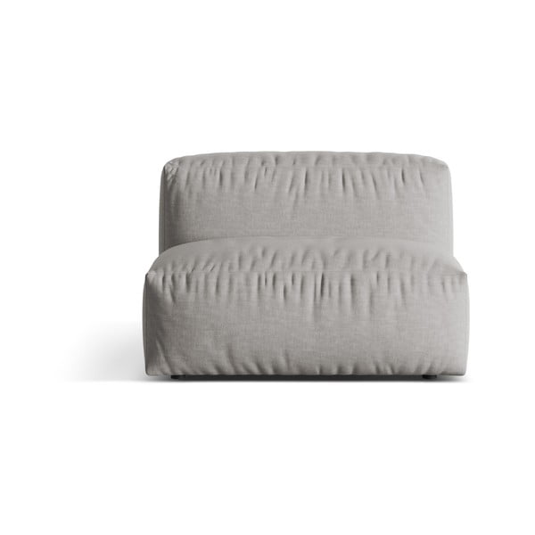 Svetlosivý modul pohovky (stredový diel) Martina – Micadoni Home