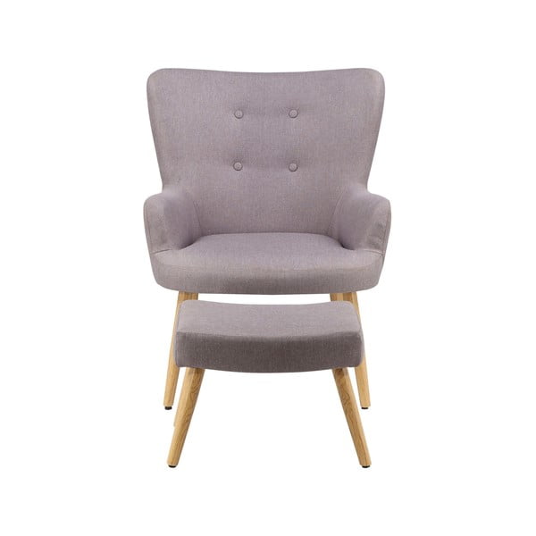 Svetlosivé kreslo Coco - Støraa-image-2