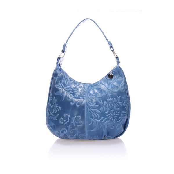 Modrá kožená kabelka Lisa Minardi Pleonia