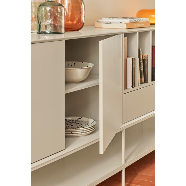 Čierna komoda 220x98x45 cm Platt – Teulat-image-2
