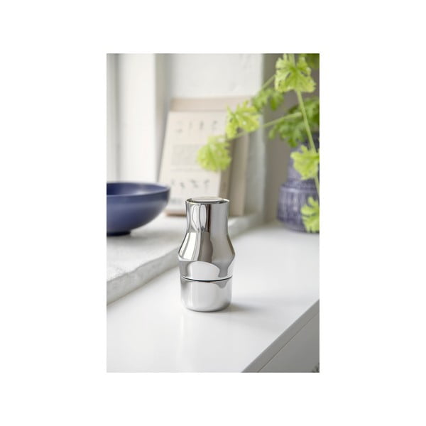 Mlynček z nehrdzavejúcej ocele v lesklo striebornej farbe Dorotea – Gense-image-1