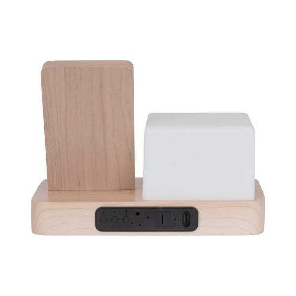 Digitálny/stolový budík s bezdrôtovou nabíjačkou Retro LED Night Light – Karlsson-image-4