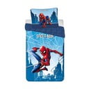 Modré bavlnené detské obliečky na jednolôžko 140x200 cm Spider-man "Blue" – Jerry Fabrics
