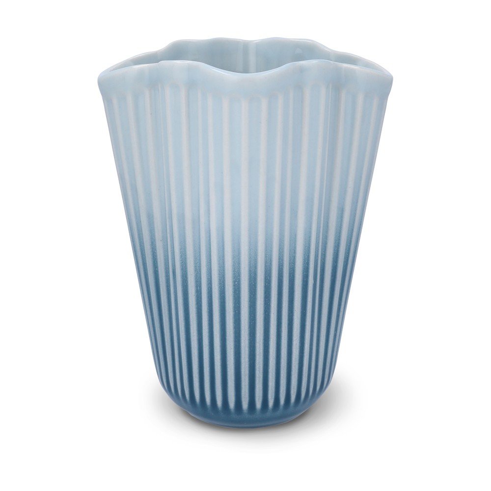 Svetlomodrá keramická váza (výška 20,5 cm) Hammershøi – Kähler Design