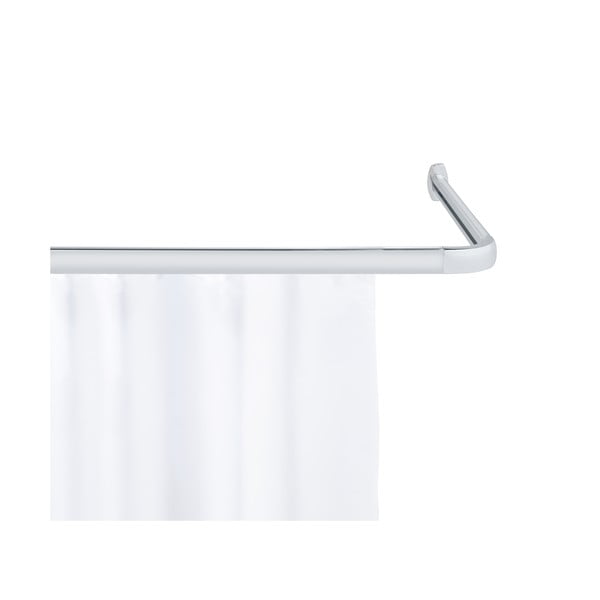 Tyč na sprchový záves v lesklo striebornej farbe Era – Wenko