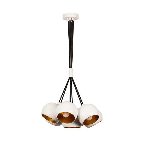 Biele závesné svietidlo Opviq lights Sivani-image-2