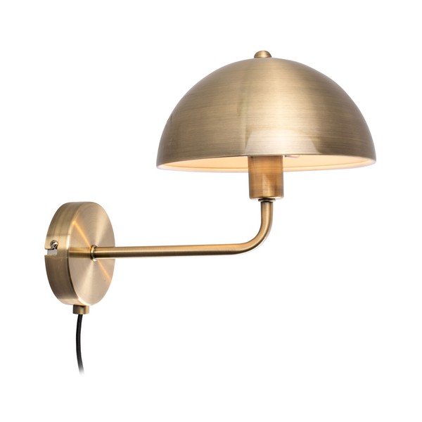 Nástenná lampa v zlatej farbe Leitmotiv Bonnet, výška 25 cm-image-2