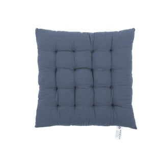 Modrý sedák na stoličky Tiseco Home Studio, 40 x 40 cm