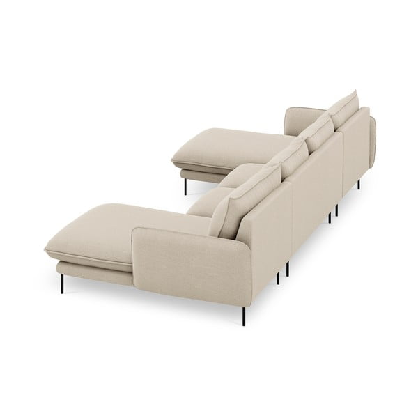 Béžová pohovka do "U" Cosmopolitan Design Vienna-image-4