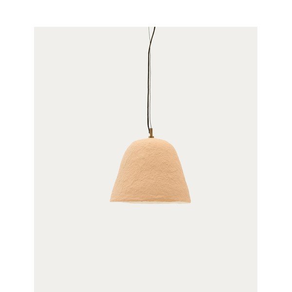 Béžové závesné svietidlo ø 25 cm Lisora – Kave Home-image-3