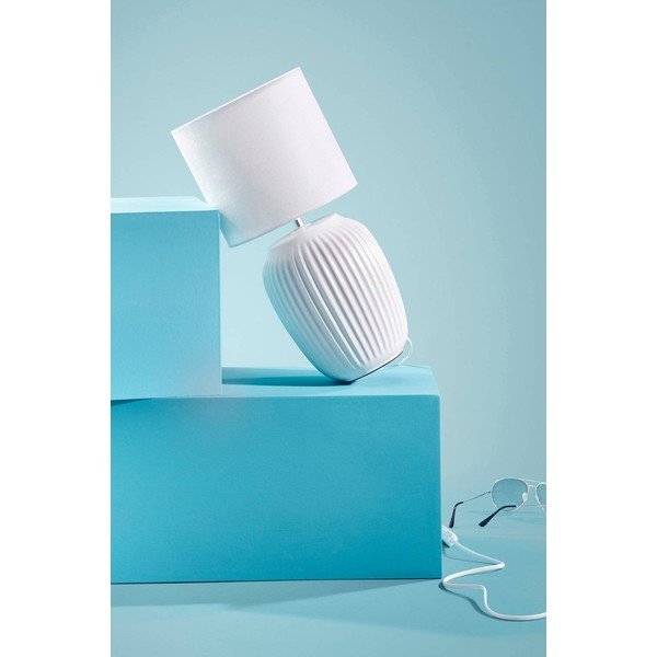 Biela keramická stolová lampa (výška  41 cm) Karlsson – Jotex-image-3