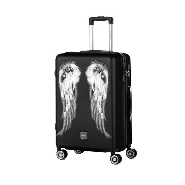 Čierny cestovný kufor Berenice Wings, 71 l