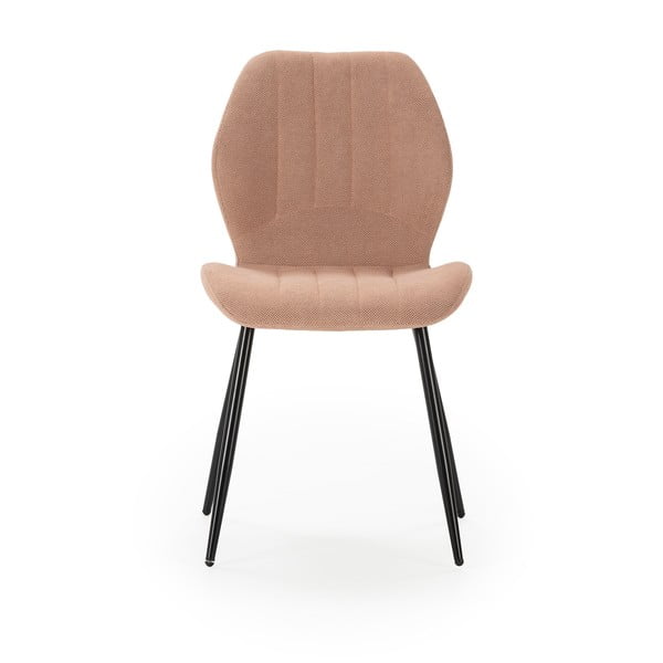 Jedálenská stolička v lososovej farbe v súprave 4 ks Milu – Marckeric-image-2