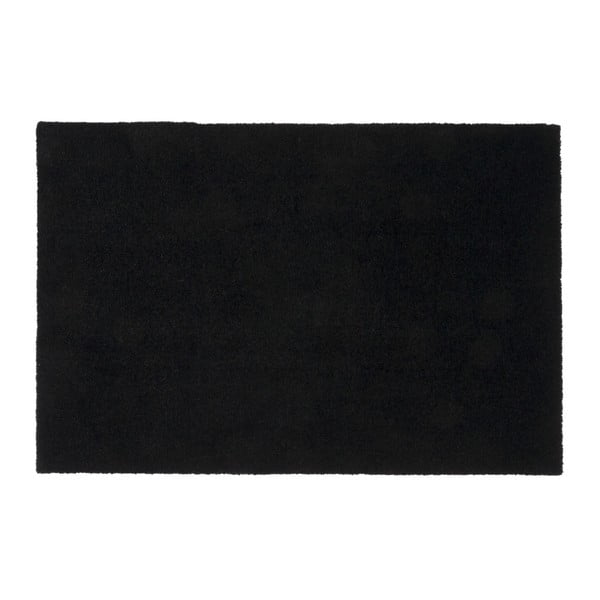 Čierna rohožka Tica copenhagen Unicolor, 60 × 90 cm