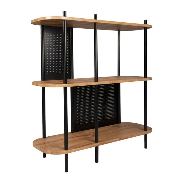 Čierny oceľový regál Leitmotiv Sole, 80 x 83,5 cm-image-2