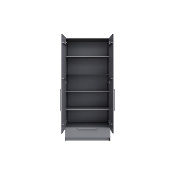 Šedá komponenta - polica 3 ks Pure – WOOOD-image-2