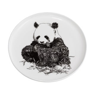 Biely porcelánový tanier Maxwell & Williams Marini Ferlazzo Panda, ø 20 cm
