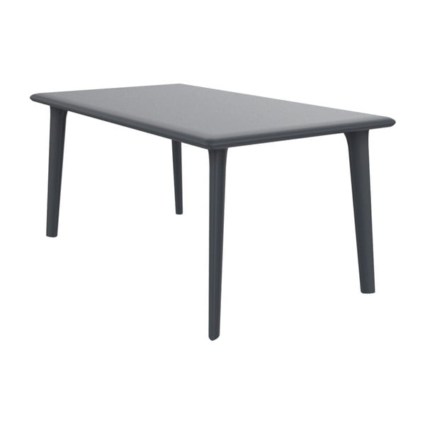 Sivý záhradný stôl Resol Dessa, 160 x 90 cm
