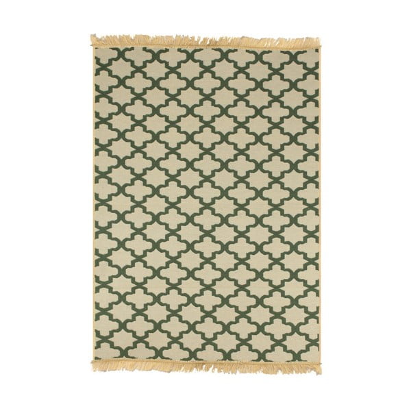 Zeleno-béžový koberec Ya Rugs Yildiz, 80 x 150 cm
