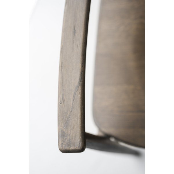 Tmavohnedá jedálenská stolička z dubového dreva Maidstone – Rowico-image-4