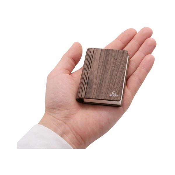Prenosná svetelná dekorácia na USB v tmavoprírodnej farbe BookLight – Gingko