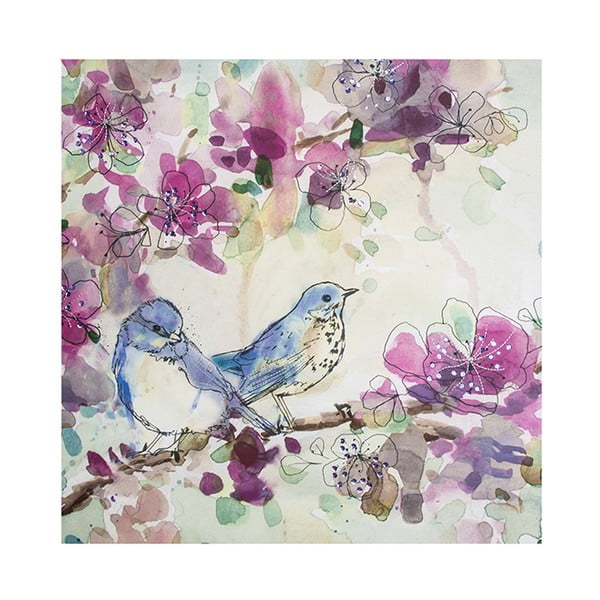 Obraz Graham & Brown Spring Birds, 60 × 60 cm