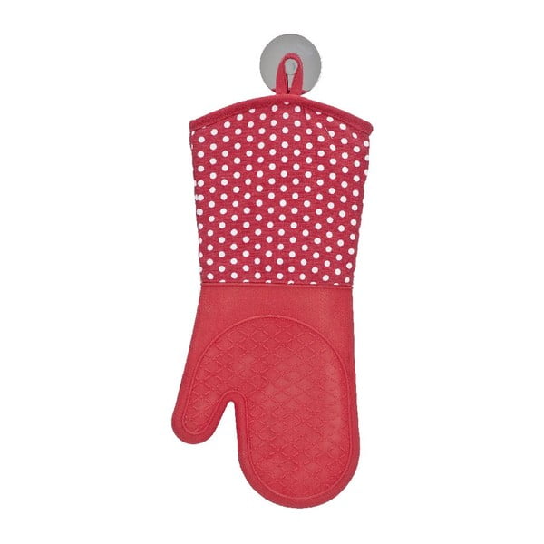 Sada 2 červených silikónových chňapiek Wenko Oven Red-image-3