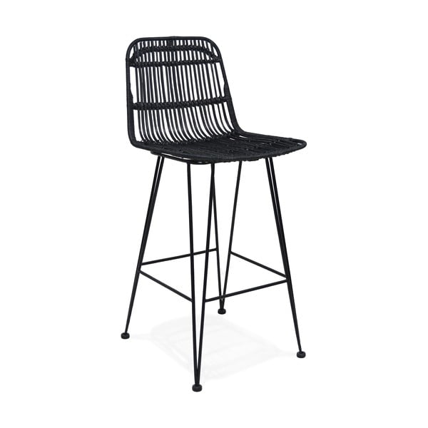 Čierna barová stolička Kokoon Liano Mini, výška sedenia 65 cm