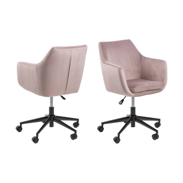Ružová kancelárska stolička Actona Nora-image-4