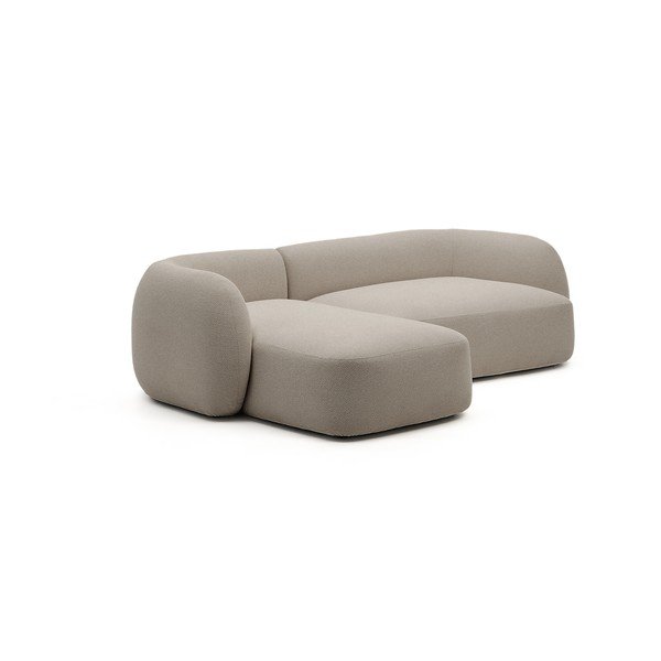 Sivá ženilková rohová pohovka (ľavý roh/s leňoškou) Martina – Kave Home-image-4