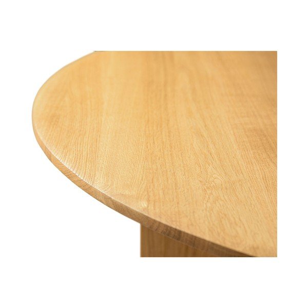 Okrúhly jedálenský stôl z dubového dreva ø 120 cm Charlotte – Micadoni -image-3