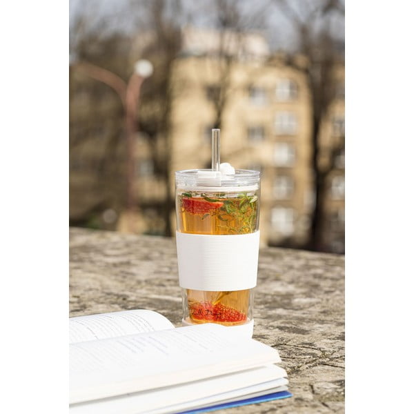 Biely termo hrnček 600 ml Fuori – Vialli Design-image-3