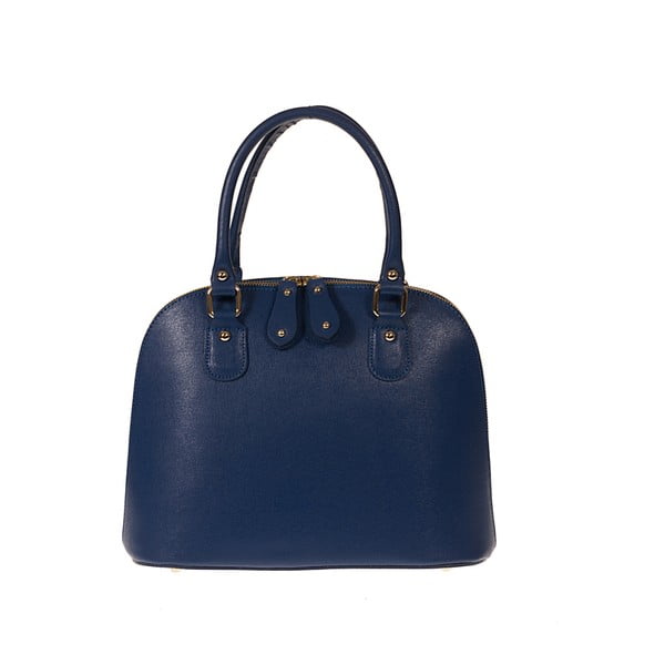 Modrá kožená kabelka Pitti Bags Bonita