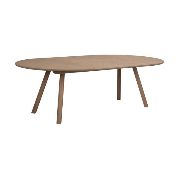 Prídavná doska k jedálenskému stolu z dubového dreva 140x50 cm Clapperton – Rowico-image-4