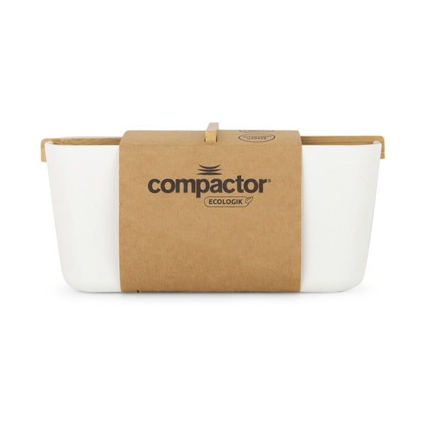 Biely kúpeľňový organizér Compactor Ecologic, 21 x 8 cm-image-3