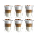 Dvojstenné sklenené hrnčeky v súprave 6 ks 250 ml – Vialli Design
