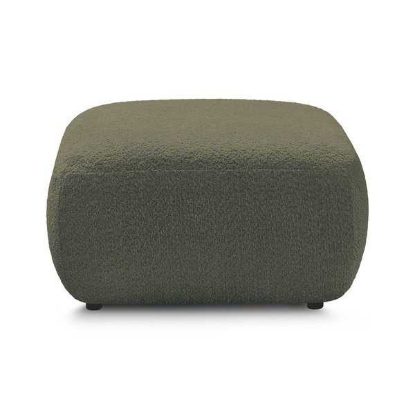 Zelená podnožka z textílie buklé Montaigne – Bobochic Paris