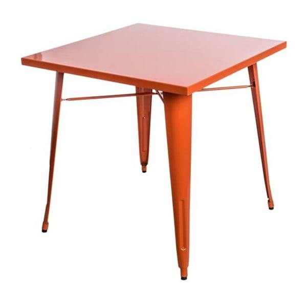 Oranžový jedálenský stôl D2 Paris