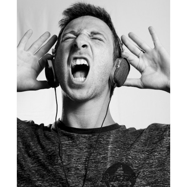 Pánske slúchadlá s džínsovými detailmi Frends Denim-image-3