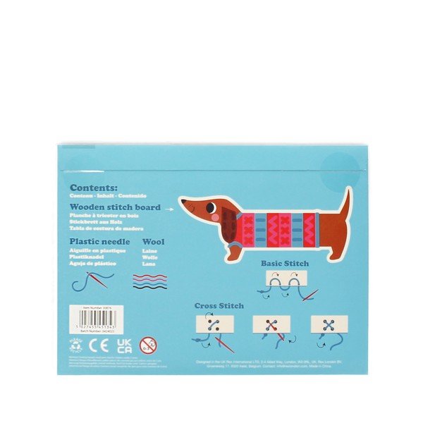 Súprava na vyšívanie Sunny Sausage Dog – Rex London-image-2