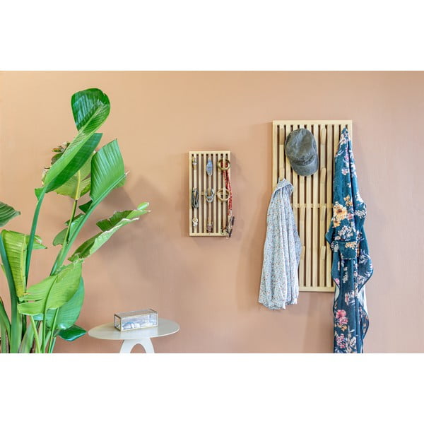 Kovový nástenný vešiak v prírodnej farbe 24 cm Parco – Spinder Design-image-1