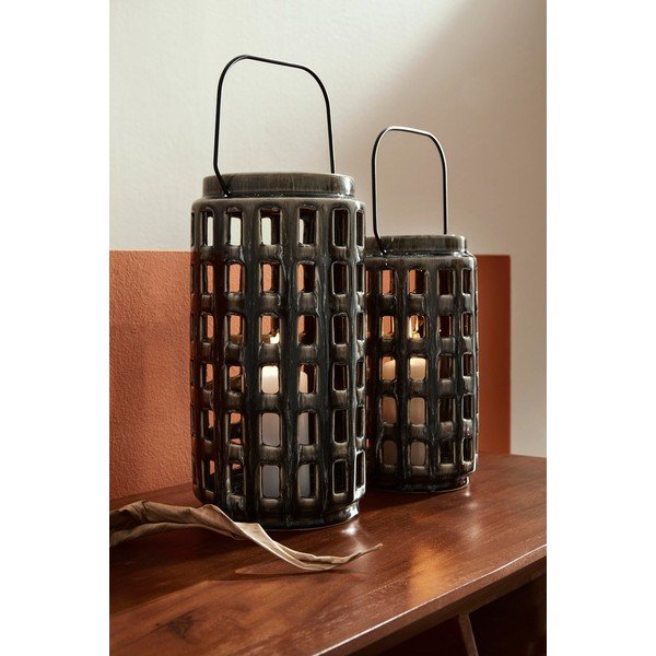 Keramický lampáš (výška  30 cm) Darreh – Bizzotto-image-3