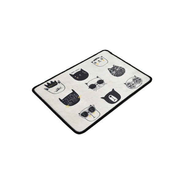 Čierno-béžová kúpeľňová predložka 40x60 cm Cutie – Foutastic