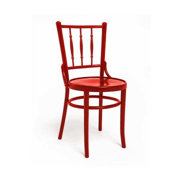 Červená jedálenská stolička Hertford model 6020