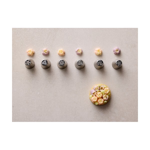 Nástavce na zdobenie počet nástavcov 7 ks Flower – Blomsterbergs-image-1