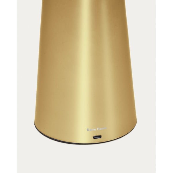 LED prenosné vonkajšie svietidlo so stmievačom na USB ø 16 cm Arenys – Kave Home-image-2