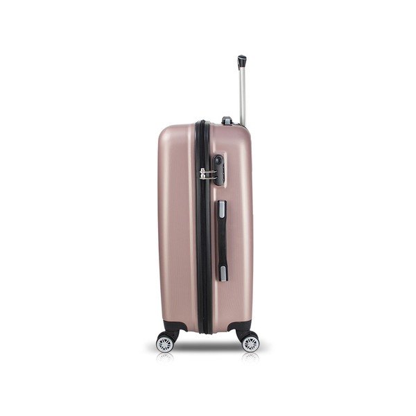 Ružový cestovný kufor na kolieskach s USB portom My Valice COLORS LASSO Pilot Suitcase-image-1